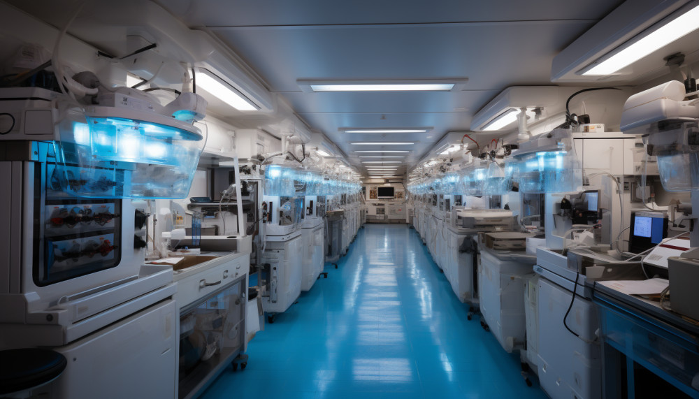 What can be found in human healing laboratories ?